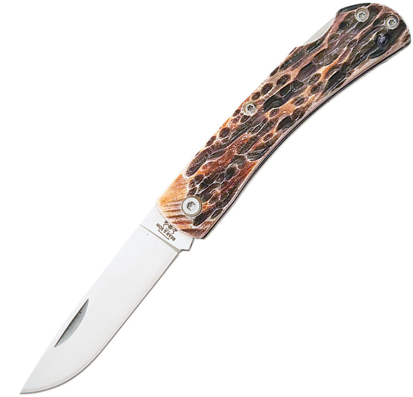 Lockback India Stag Bone 537L