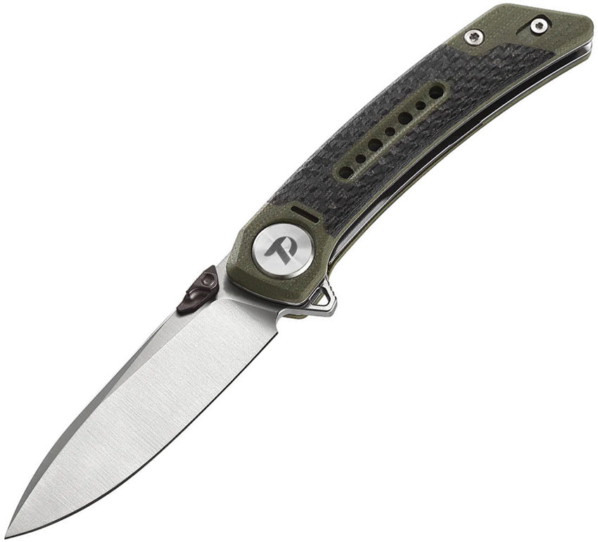 Linerlock CF/G10 Green D3610CGG