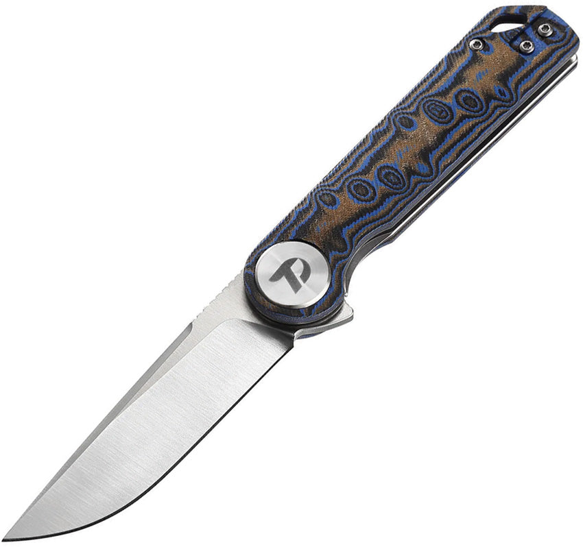 Linerlock Micarta Blue D3897MBL
