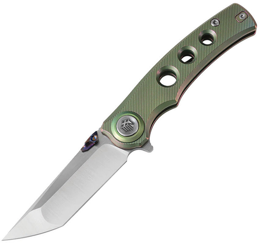 Button Lock Ti Green D3915TGR