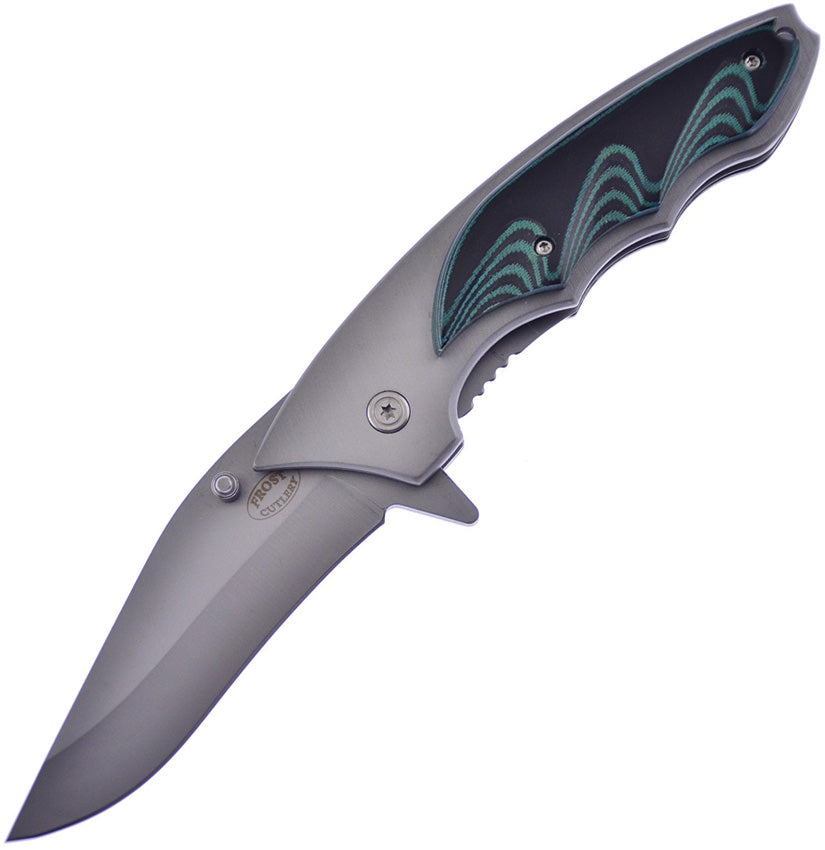 Tac Linerlock Green Wood 15-284B