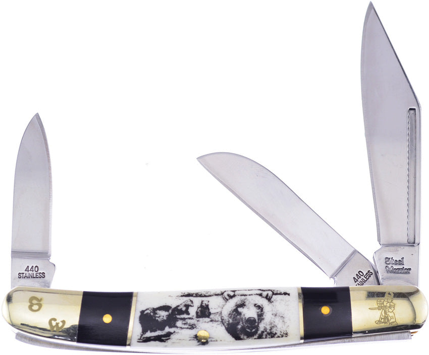 Wrangler Bear Etch Bone SW-112BHSB/B