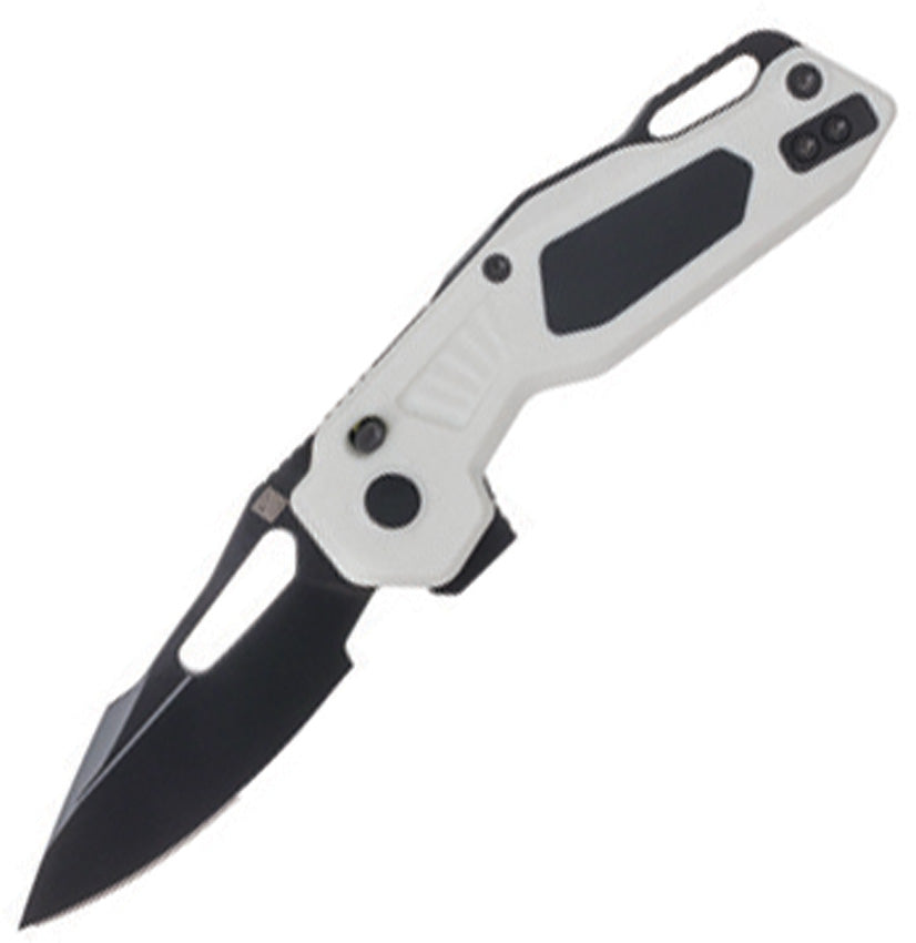 Mini Griffin Button Linerlock MINI GRIFFIN G10W/BK