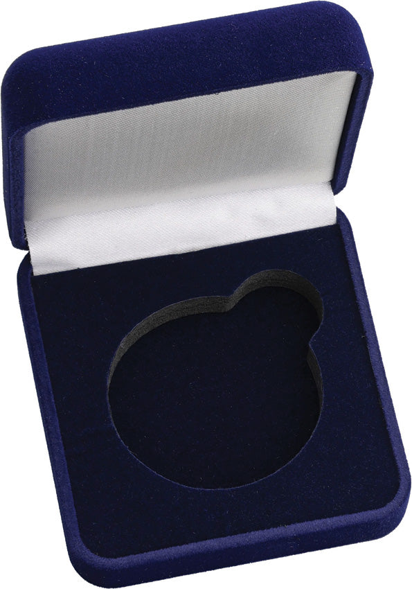 Blue Velvet Coin Box M4626