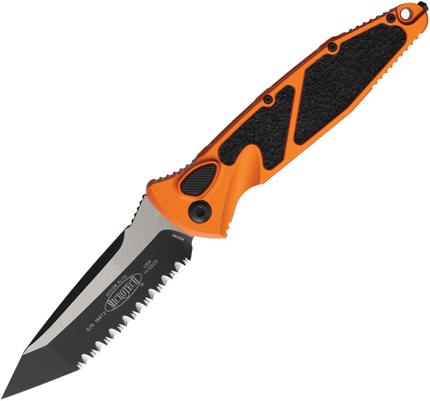 Auto Socom Elite Buttonlock 161A-3OR
