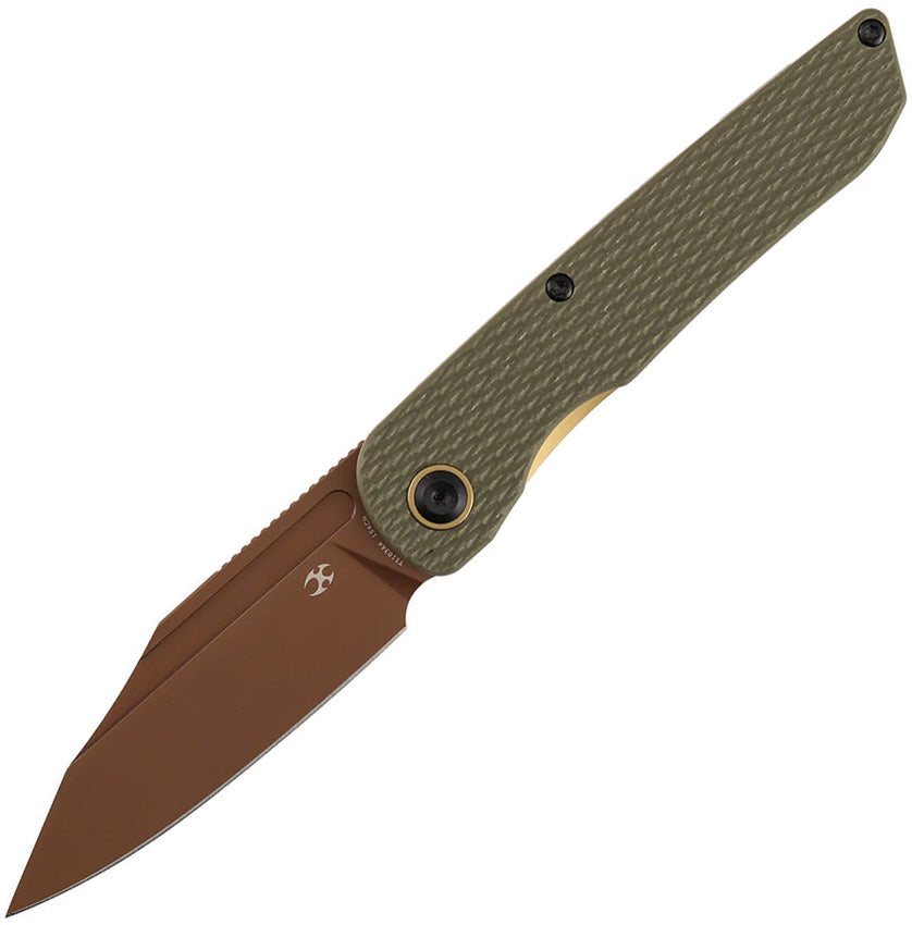 Nettle Linerlock Olive G10 T1103A4