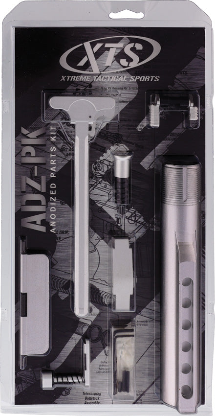 ADZ-PK Anodized Parts Kit Sil XTS-ADZ-PKSL