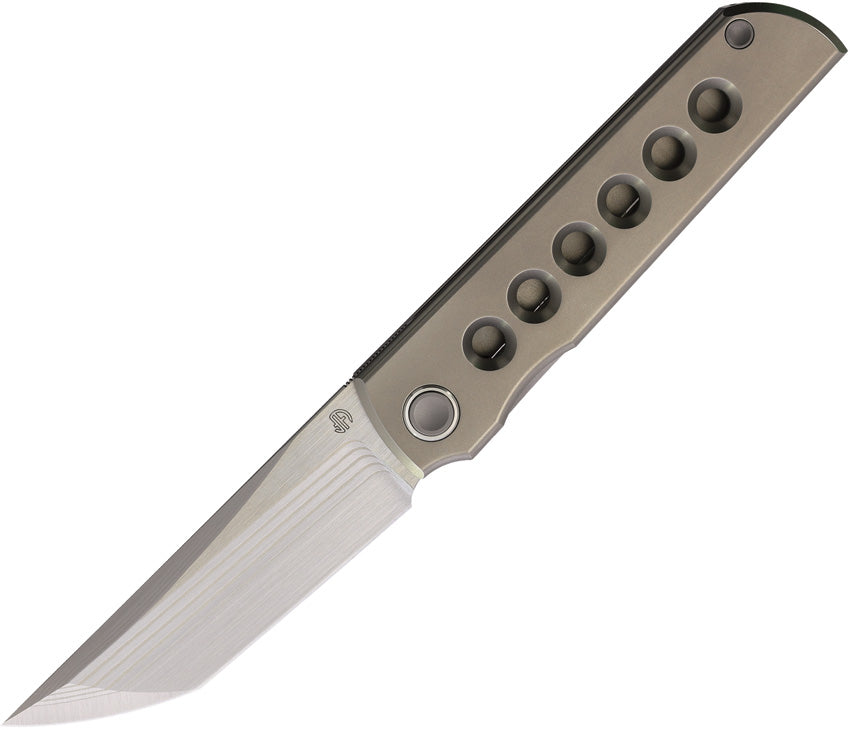 Chop Classic Framelock Ti Hole 2505-B-TI-ZDP-189DM