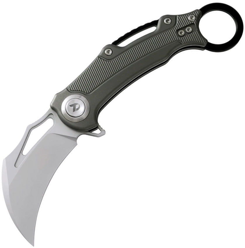 Button Lock Karambit Gry D4221AG