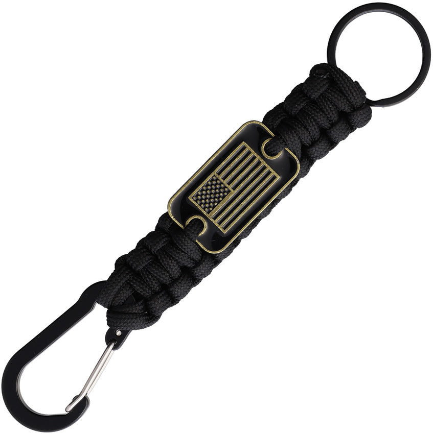Black Paracord Keychain Lanyar CT3025