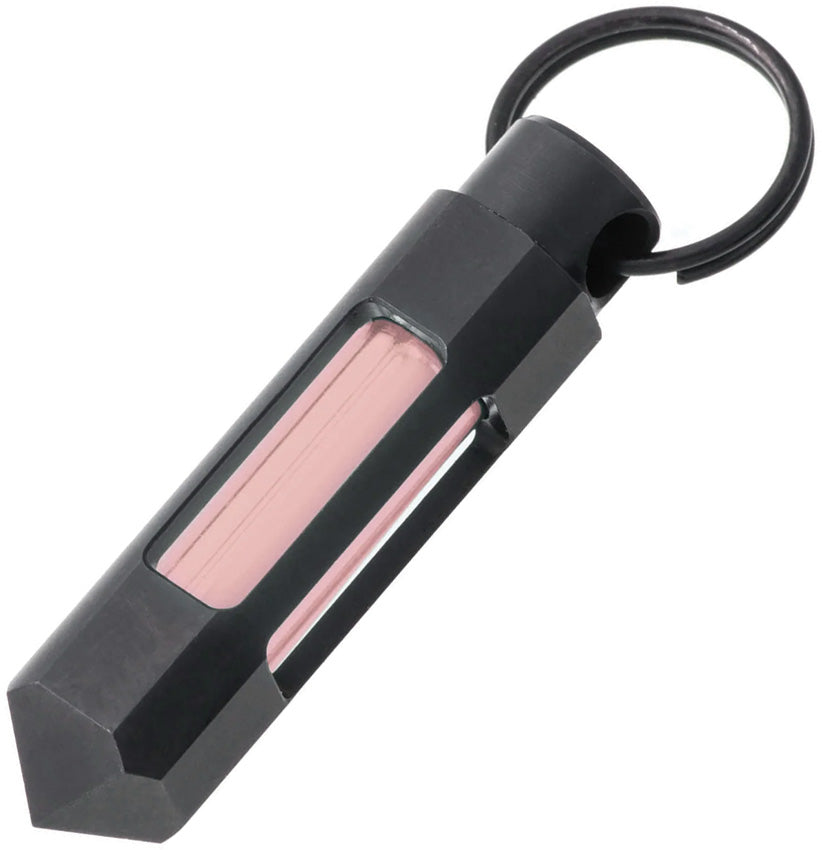 Steel Glow Fob Red Tritiu FOB-001-MB-XR