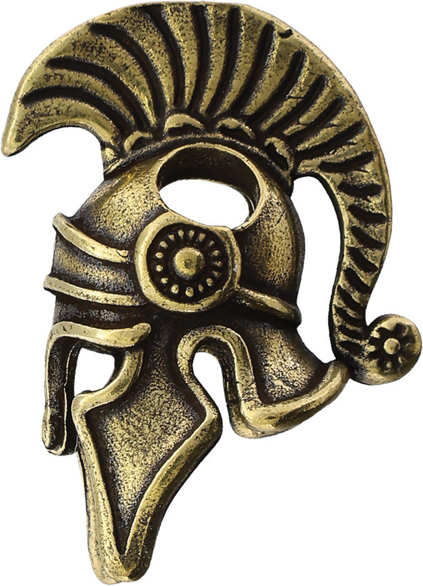 Brass Spartan Helmet Bead CTBIG092