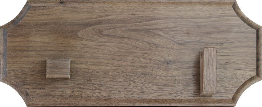 Walnut Bowie Wall Plaque DC5