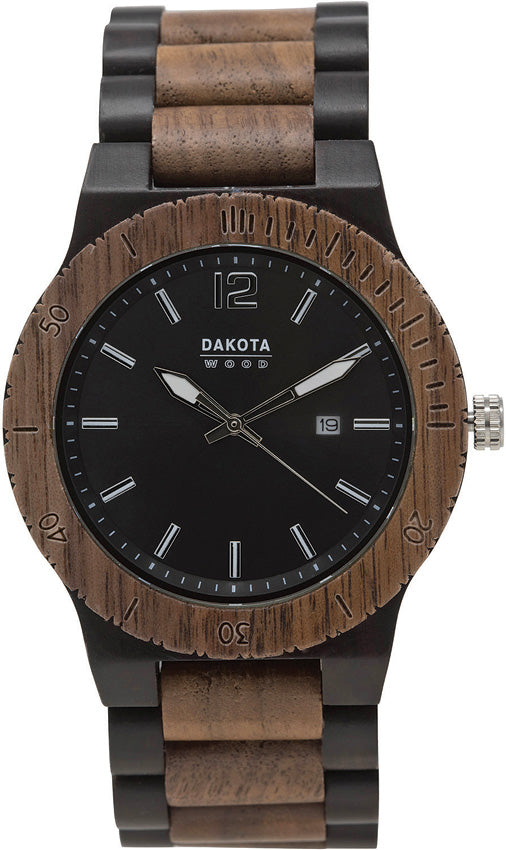 Wood Watch Blk 2634-2