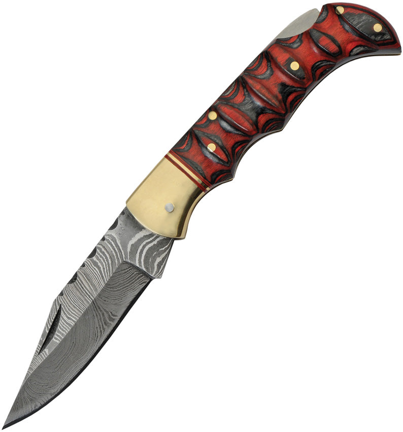 Red and Black Lockback DM-1284