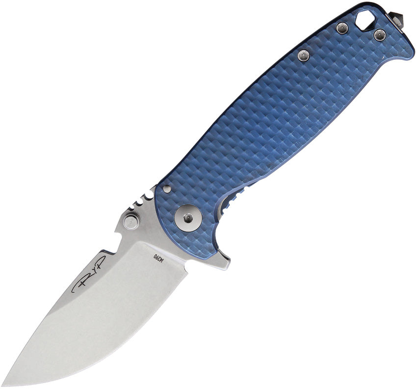 HEST F Framelock Blue Ti DPHSF010