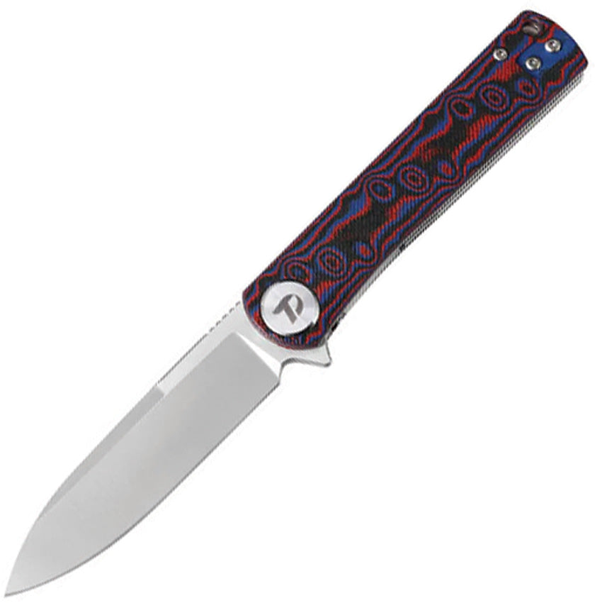 Linerlock Red Micarta D3896MR