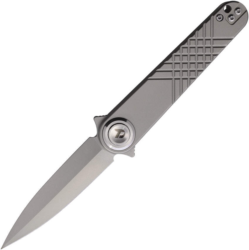 Button Lock Gray Ti D4052TG