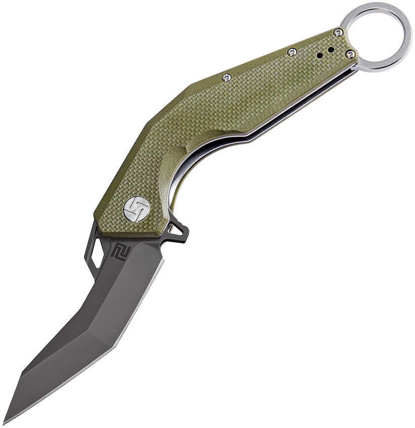 Cobra Linerlock D2 Green 1811P-BGNF