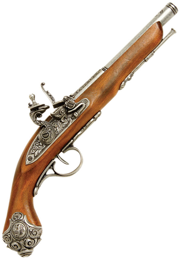 18th Century Flintlock Pistol 22-1077G