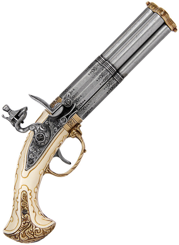 Revolving 4 Barrel Flintlock 22-1310
