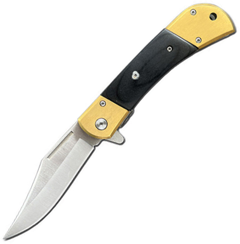 Linerlock A/O Black/Gold 10-009MGB