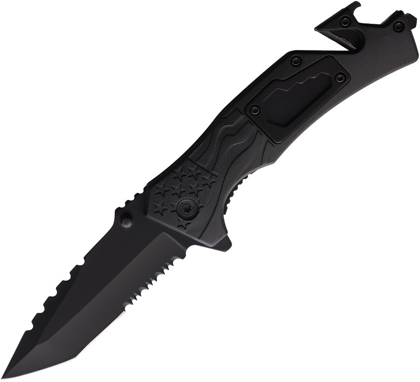 Rescue Linerlock A/O Black 10-A48BK