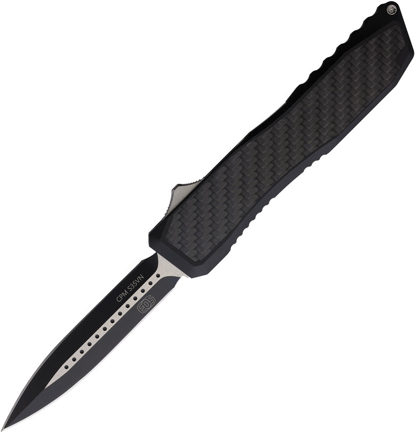 Auto Harpoon OTF Blk CF AUTO TUNGSTEN BLACK DAGGER