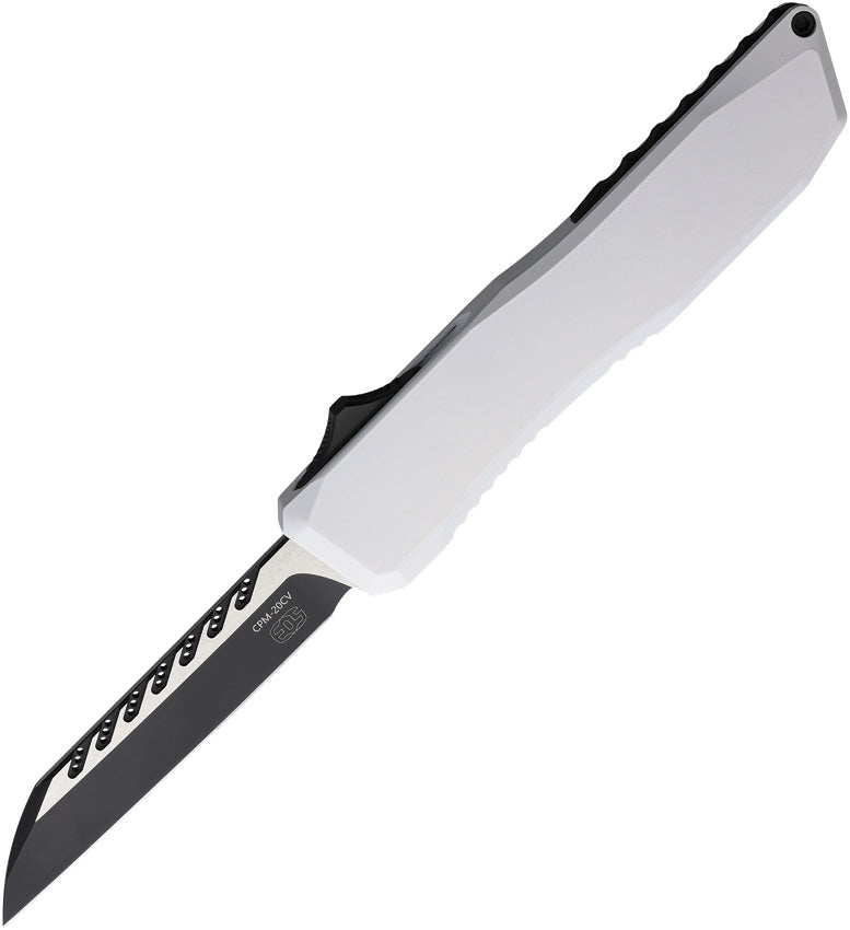 Auto Harpoon OTF White AUTO STORMTROPPER BLACK RAZOR
