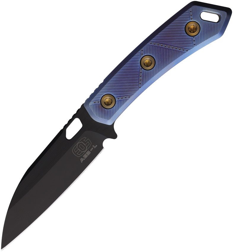 Sandshark Fixed Blade Flame SAND SHARK BLACK BLADE TI FLA