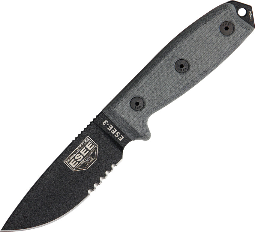 Model 3 Part Serrated ESEE-3S-B