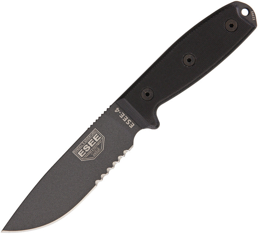 Model 4 Serrated Tactical ESEE-4S-TG-B