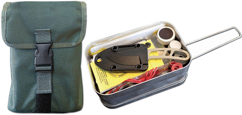 Survival Kit In Mess Tin LARGE-TIN-KIT-OD