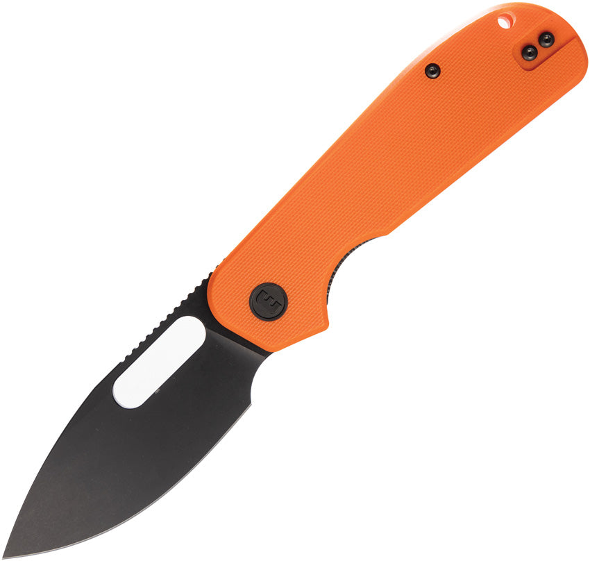 EFD Linerlock BSW Org G10 EFD BLACKWASH ORANGE G10