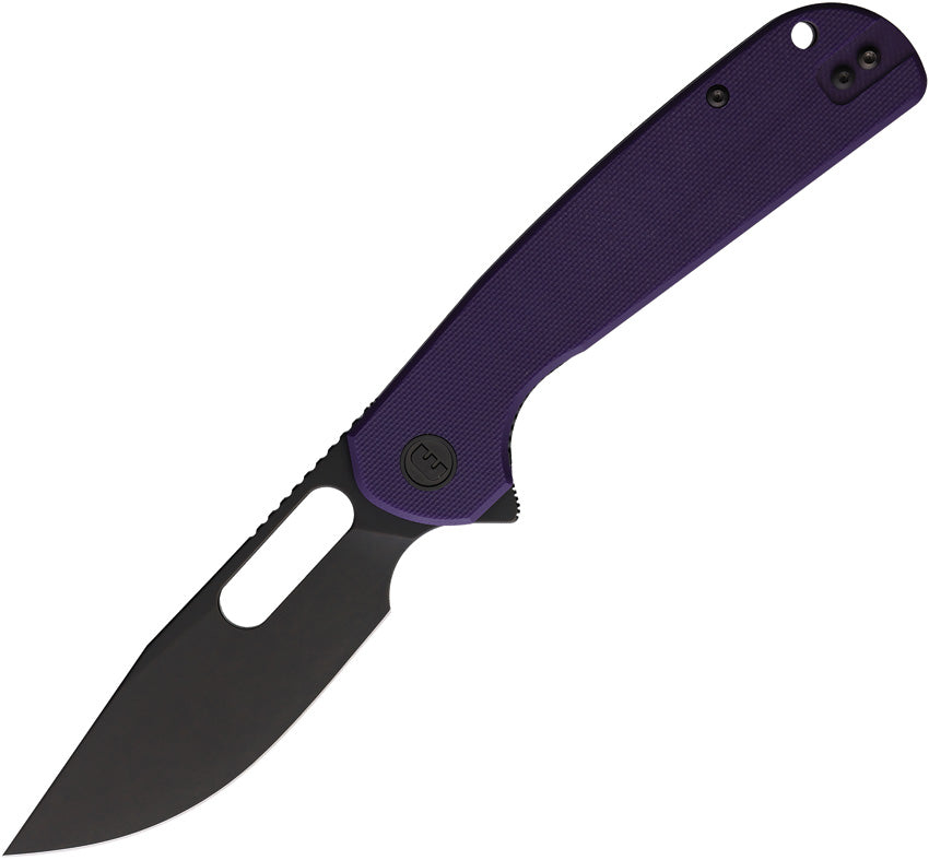 Trinity Linerlock BSW Purple TRINITY BLACKWASH PURPLE G10