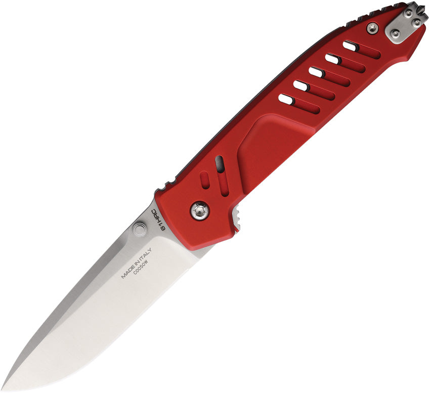 MF1 EVO D Linerlock Red Satin 04.1000.0232/M3/SAT/RED