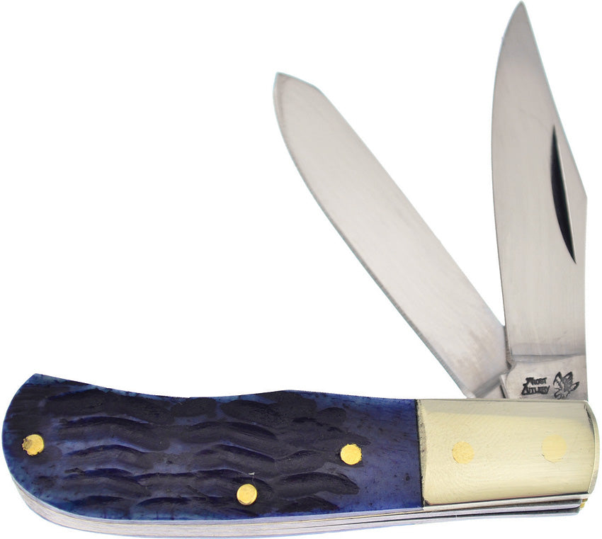 Jim Bowie Trapper Blue Pk Bone 14-100BLPB