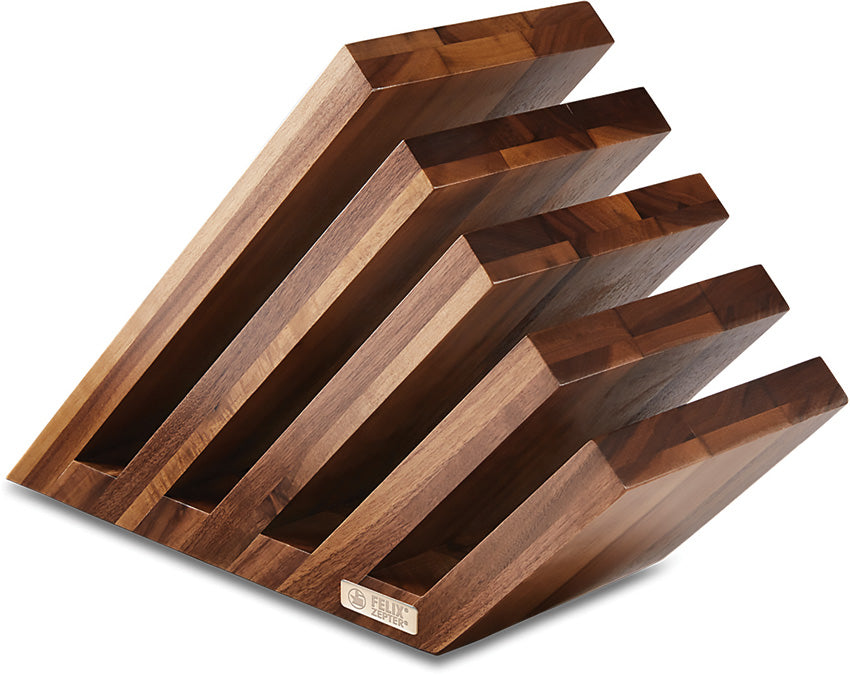 Magnetic Knife Block Walnut 909500