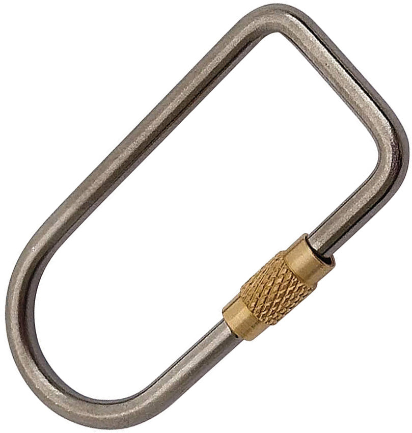 Ti Flat Oval Keyring FLY-642