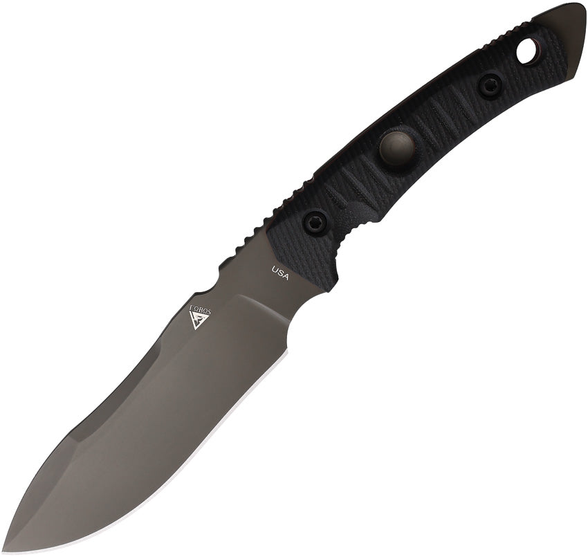 Tier1-BC Fixed Blade Blk G10 FOB073 T1-BC-3V-GBLK/RED-PVD