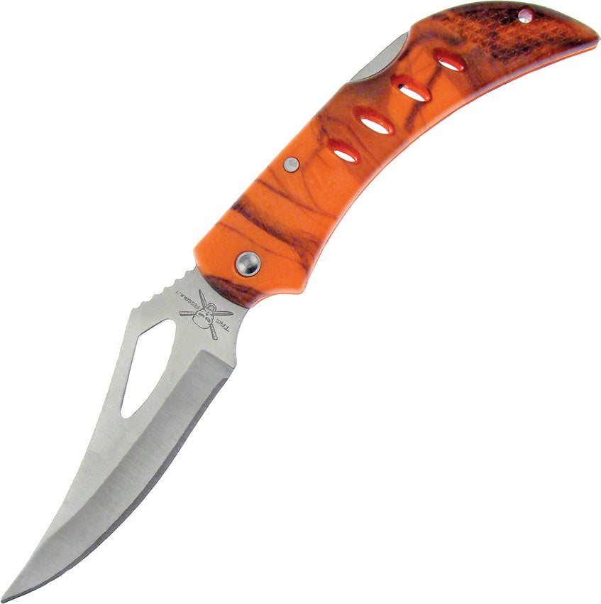 Tactical Lockback Orange Camo TA-007OC