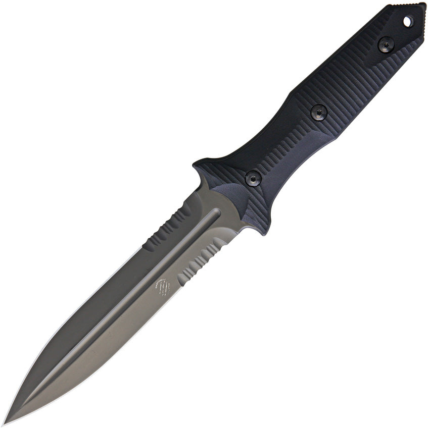 Grozo Fixed Blade Serrated GROZO PVD COMBO EDGE