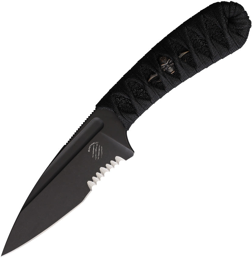SIN Fixed Blade Serrated Menu BC-SINSBTWBM