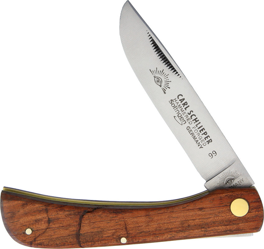 Work Knife Brown Wood 9875 HZ