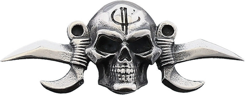 Small Reaper Menuki Silver MENUKI SMALL REAPER SILVER