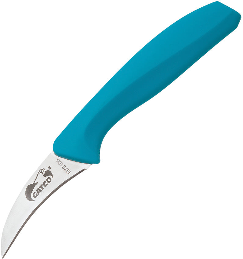 Curved Paring Knife Teal G70105
