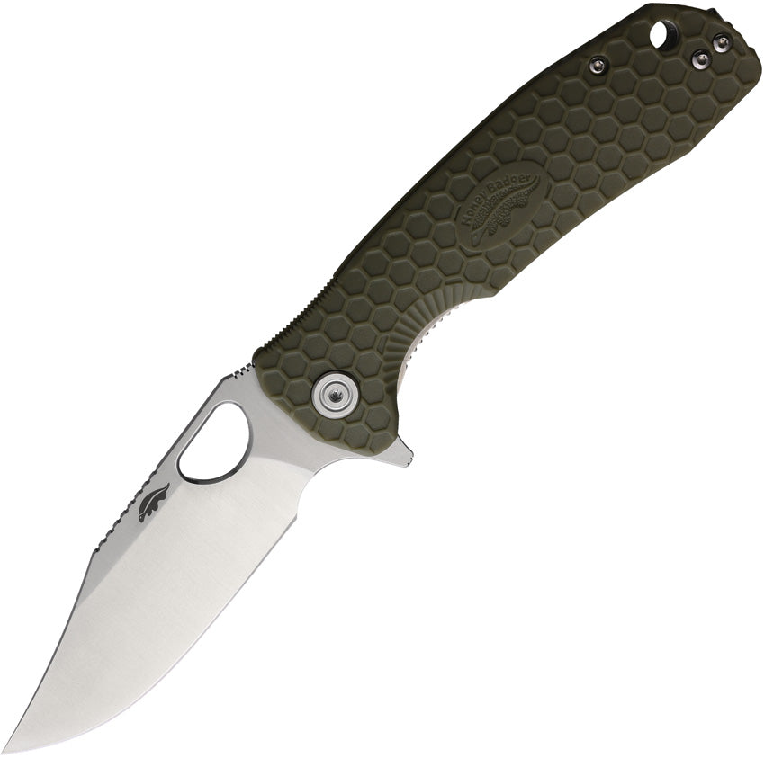 Large Linerlock Clip Green HB4065