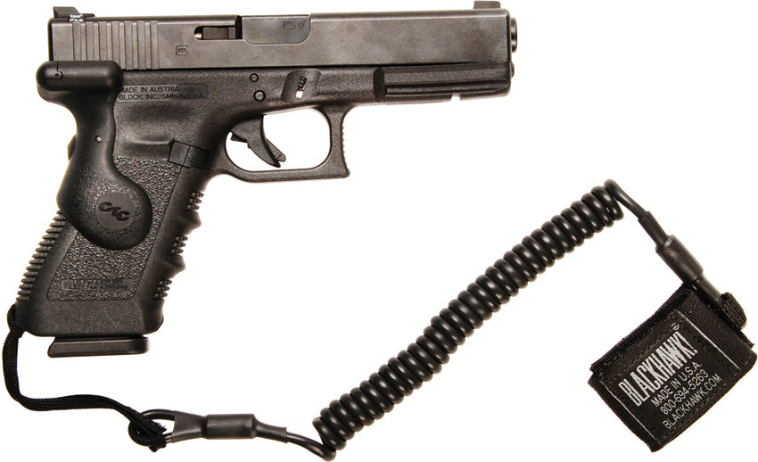 Tac Pistol Lanyard Coiled 90TPL1BK