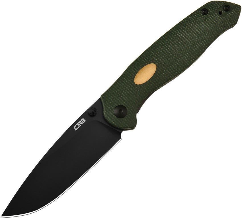 Aes Linerlock Green Micarta J1938-BMGN