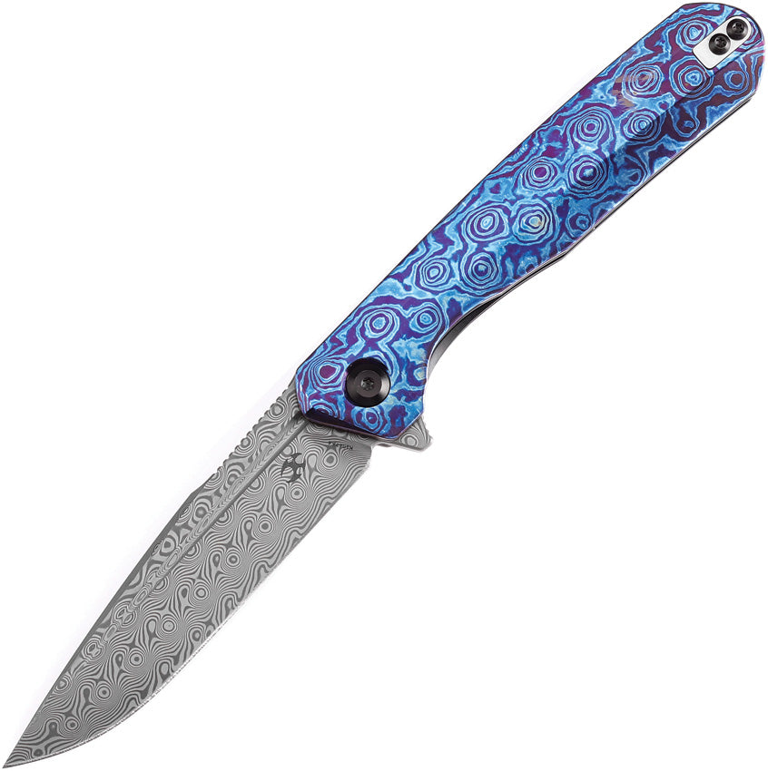 Qilin Linerlock Dama Timascus K1047A4